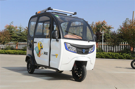 Closed Electric Passenger Tricycle Road Legal Enclosed Tricycle For Adults