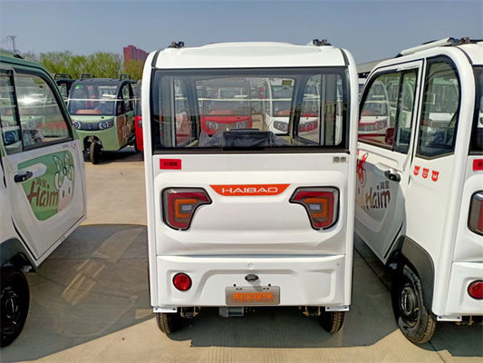 1000W Electric Passenger Tricycle Road Legal Enclosed Tricycle For Adults