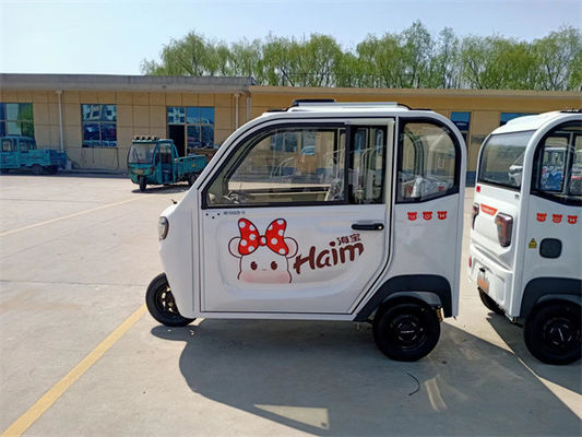 1000W Electric Passenger Tricycle Road Legal Enclosed Tricycle For Adults